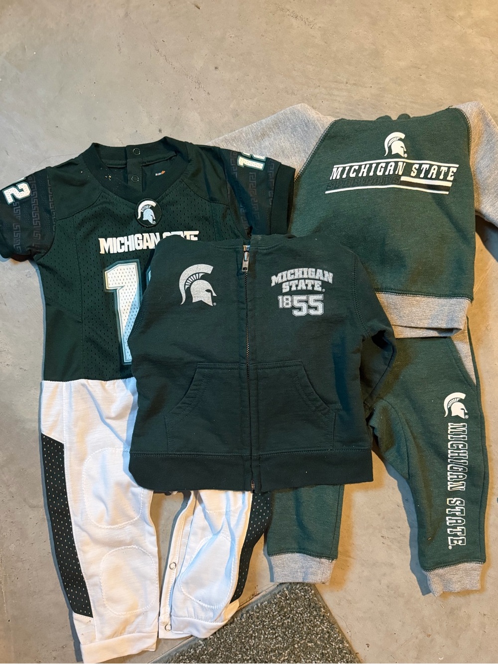 Michigan State Green Kids' Fan Set - Spartans Logo